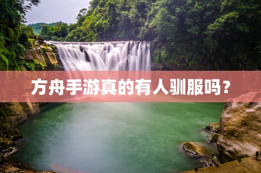 方舟手游真的有人驯服吗？
