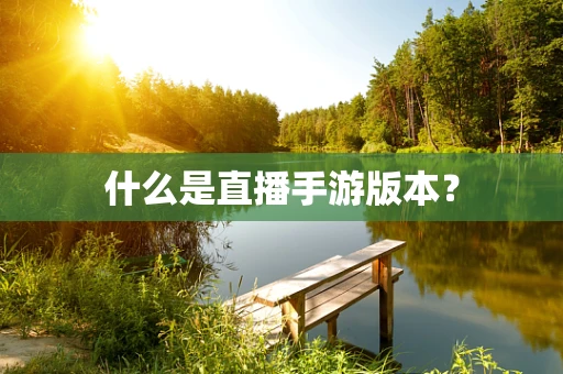 什么是直播手游版本？