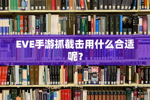 EVE手游抓截击用什么合适呢？