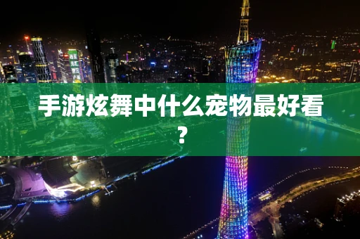 手游炫舞中什么宠物最好看？