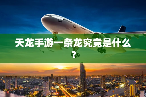 天龙手游一条龙究竟是什么？