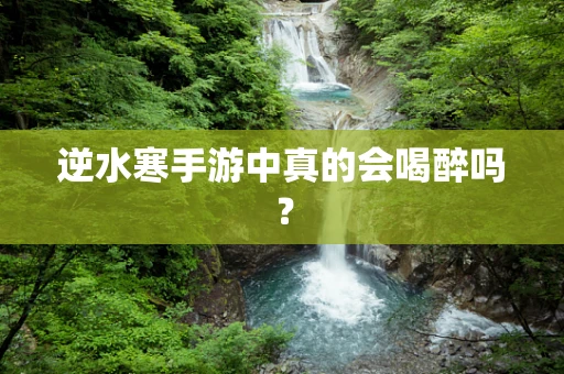 逆水寒手游中真的会喝醉吗？
