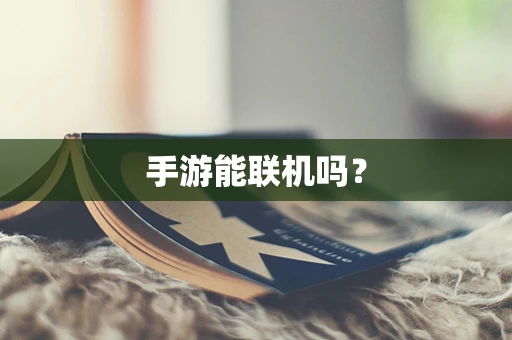 手游能联机吗？