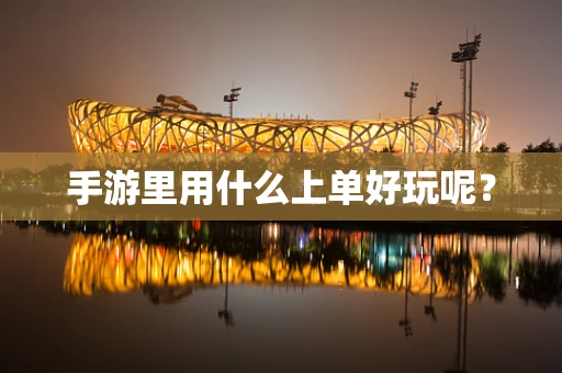 手游里用什么上单好玩呢？
