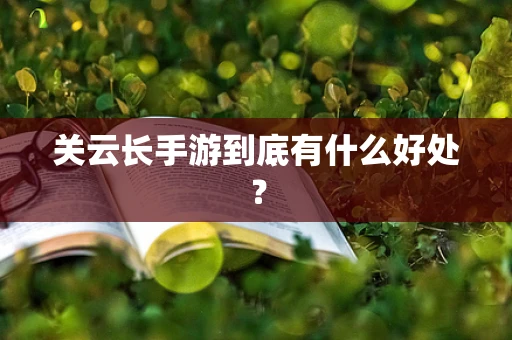 关云长手游到底有什么好处？