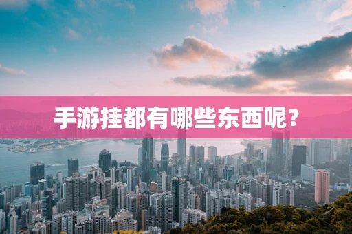 手游挂都有哪些东西呢？