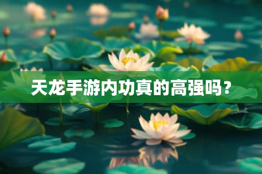 天龙手游内功真的高强吗？