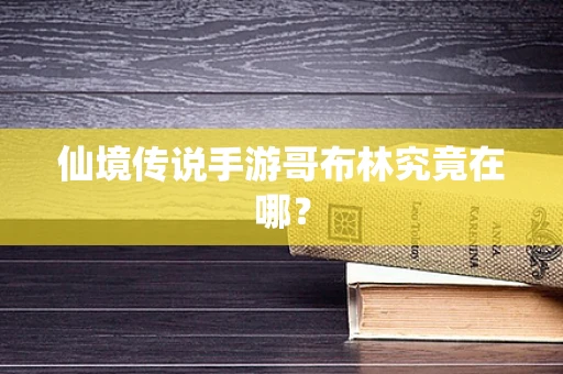仙境传说手游哥布林究竟在哪？