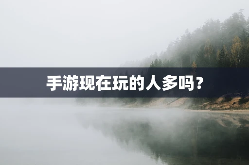 手游现在玩的人多吗？