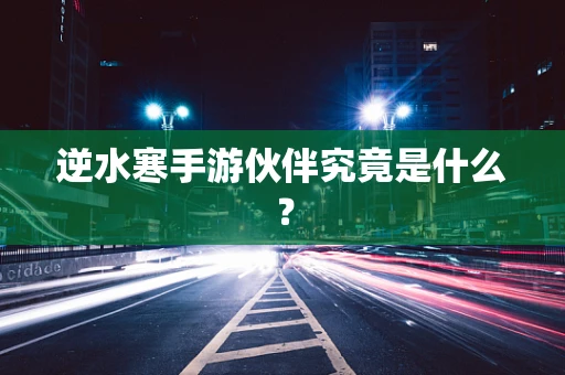 逆水寒手游伙伴究竟是什么？