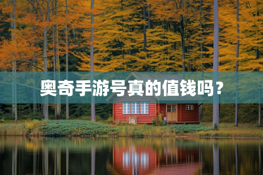 奥奇手游号真的值钱吗？
