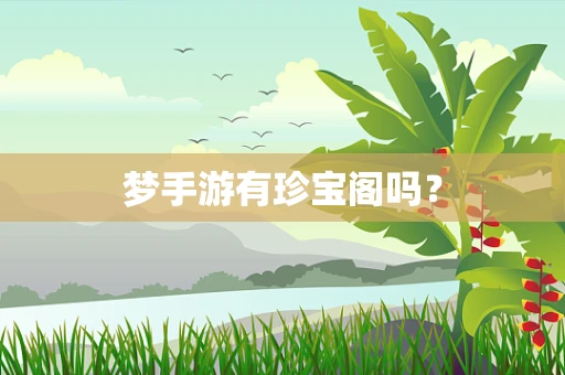 梦手游有珍宝阁吗？