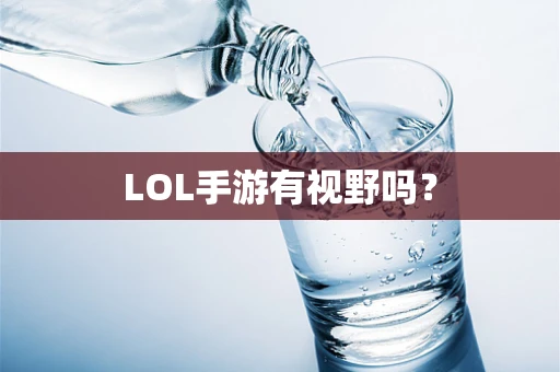 LOL手游有视野吗？