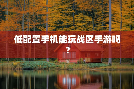 低配置手机能玩战区手游吗？
