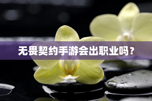 无畏契约手游会出职业吗？