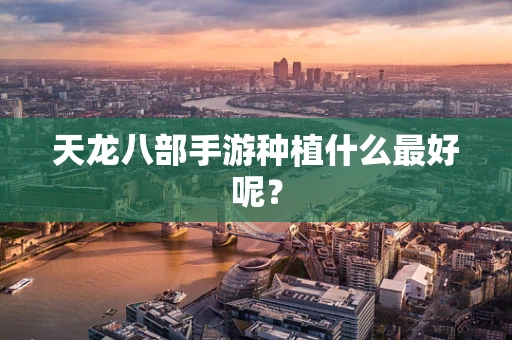 天龙八部手游种植什么最好呢？