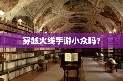 穿越火线手游小众吗？