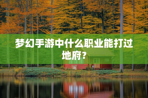 梦幻手游中什么职业能打过地府？