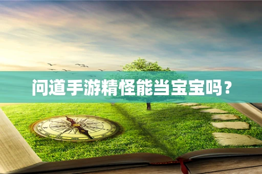 问道手游精怪能当宝宝吗？