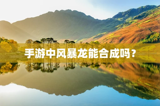 手游中风暴龙能合成吗？