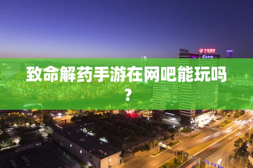 致命解药手游在网吧能玩吗？