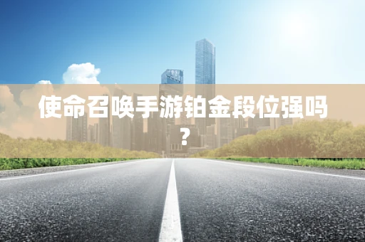 使命召唤手游铂金段位强吗？