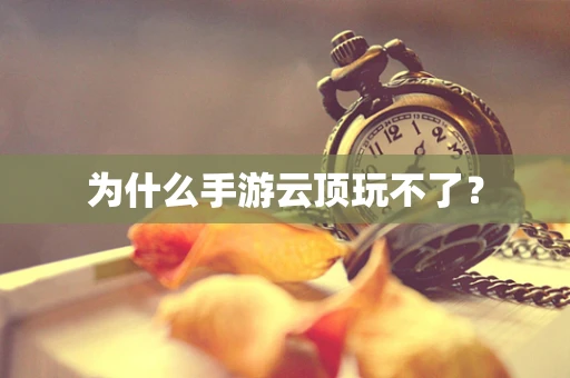 为什么手游云顶玩不了？