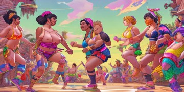 女生能玩的有相扑元素的手游存在吗？