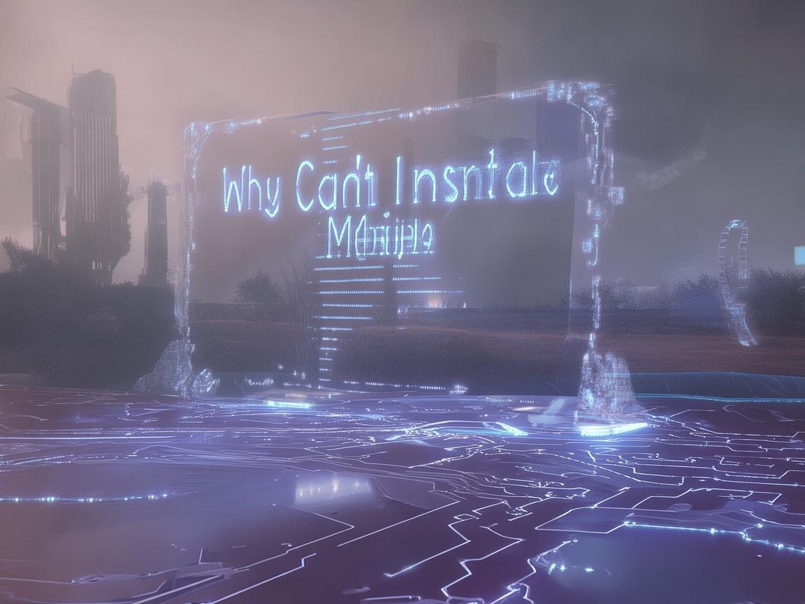 为什么不能安装CF手游？